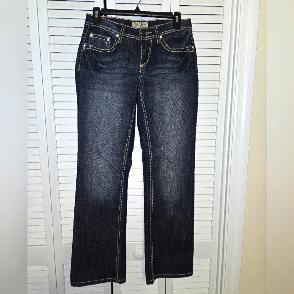 Earl Jeans Women's sz 2P Rhinestone Studded Jeans